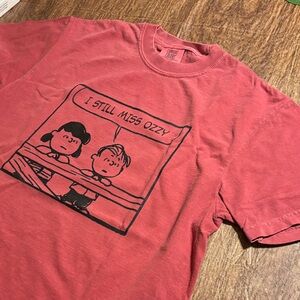 Peanuts woman’s Red 'I Still Miss Ozzy' T-Shirt